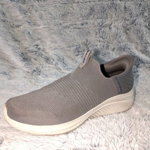 Skechers Men's Slip-ins Ultra Flex 3.0 - Smooth Step - Gray Size 9.5 - Picture 1 of 15